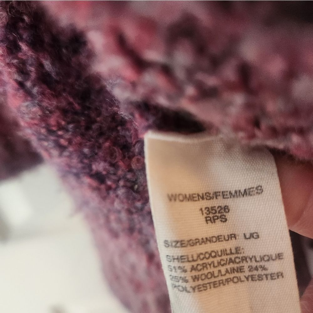 Woolrich L Multicolored Lgslv Toggle Button Sweat… - image 3